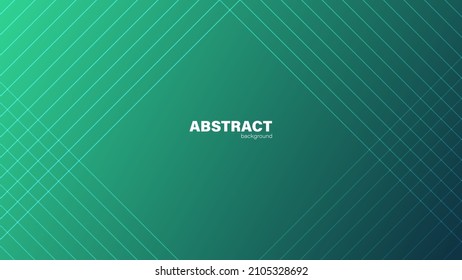Abstract green fluid shape modern background with copy space, vector.