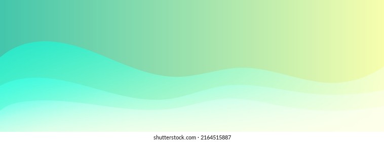 Abstract green fluid shape modern background with copy space, vector.
