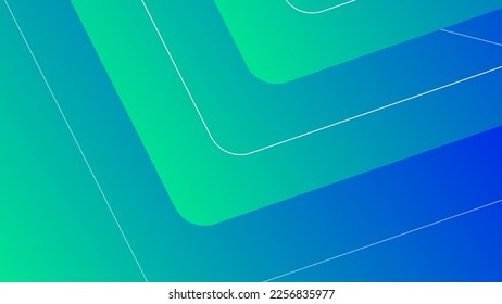 Resumen de forma de fluido verde fondo moderno con espacio de copia, vector.