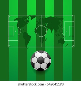 Abstract green football background eps 10 vector illustration