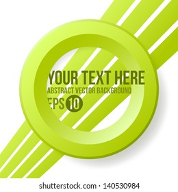 Abstract green frame