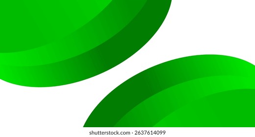 Abstract green futuristic waving background Vector illustration