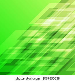 Abstract green geometric background 