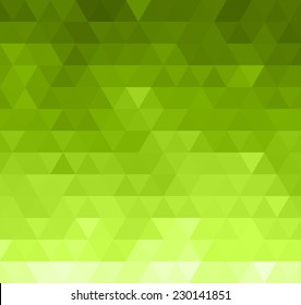 Abstract green geometric background