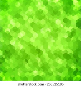 Abstract green geometric background