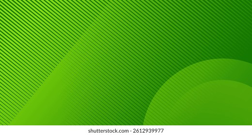 Abstract green geometric background. Art and Illustration
