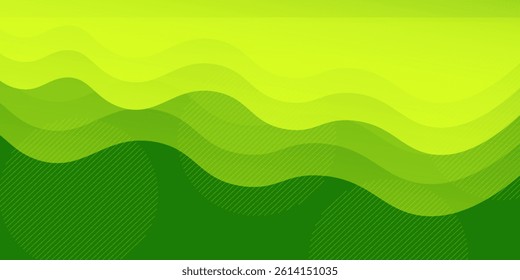 Abstract green geometric background. Art and Illustration eps10