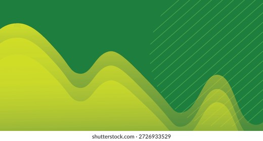 Fundo geométrico verde abstrato. Arte e Ilustração eps10
