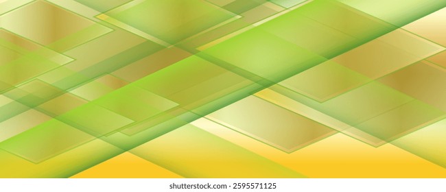 abstract green geometric background with diagonal lines and shadows. for banner, list page, book, card, sheet, album, art design template. Vector illustration for business.