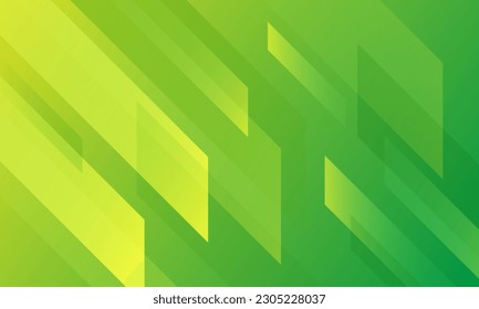 Resumen de fondo geométrico verde. Composición dinámica de formas. Vector Eps10