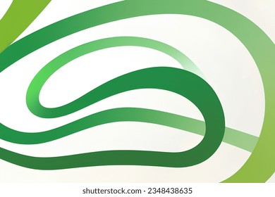 Abstract green geometric background. Dynamic shapes composition. Vector illustration.