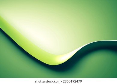 Abstract green geometric background. Dynamic shapes composition. Vector illustration.