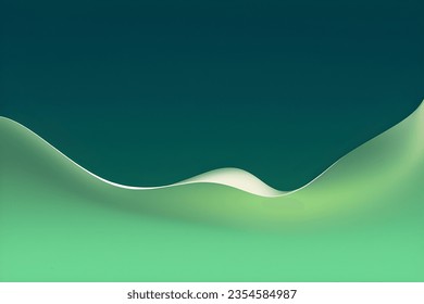 Resumen de fondo geométrico verde. Composición dinámica de formas. Ilustración vectorial.