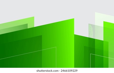 Abstract green geometric background. Eps10 vector