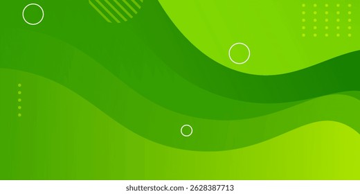 Abstract green geometric background. Eps10 vector