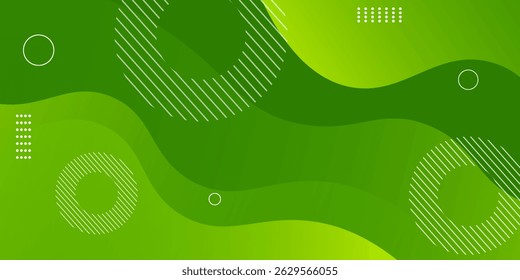 Abstract green geometric background. Eps10 vector