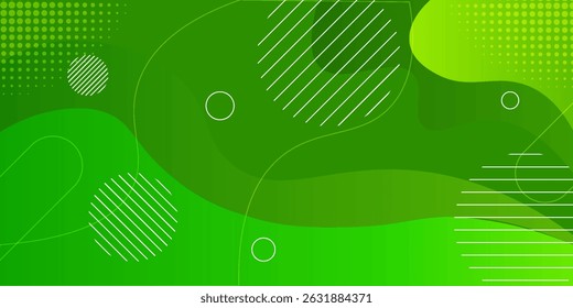 Fondo geométrico verde Abstractas. Vector Eps10