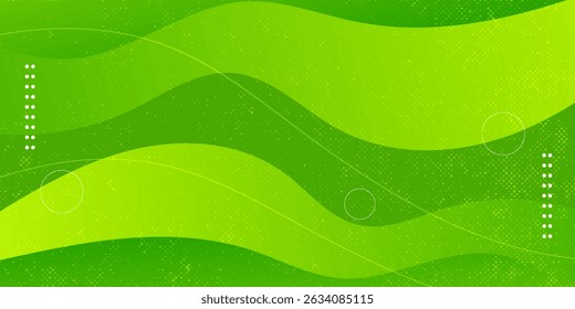 Abstract green geometric background. Eps10 vector
