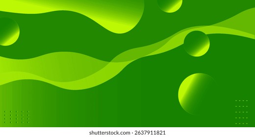 Abstract green geometric background. Eps10 vector