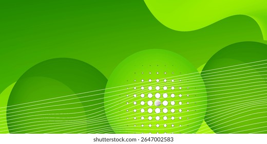 Fundo geométrico verde abstrato. Vetor Eps10