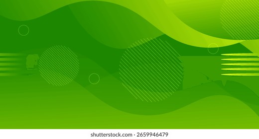 Fondo geométrico verde Abstractas. Vector Eps10