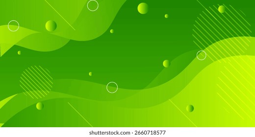 Abstract green geometric background. Eps10 vector	
