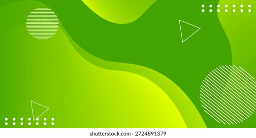 Fundo geométrico verde abstrato. Vetor Eps10