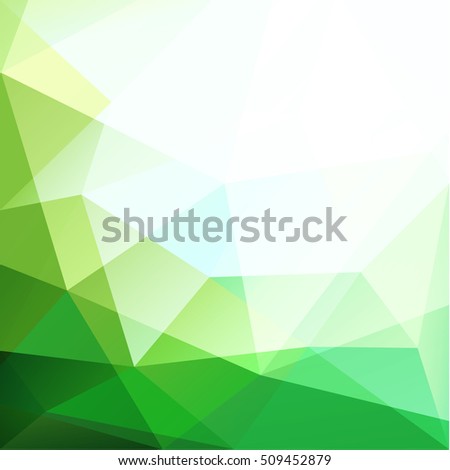 Abstract green geometric background - eps10 vector