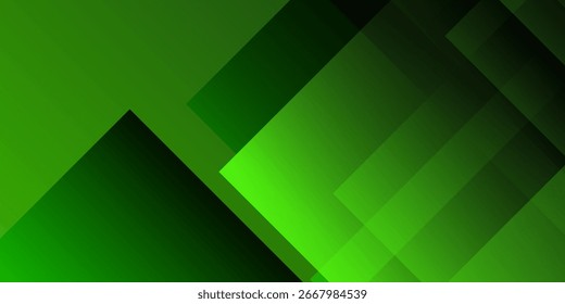 Fondo geométrico verde Abstractas con Formas de degradado
