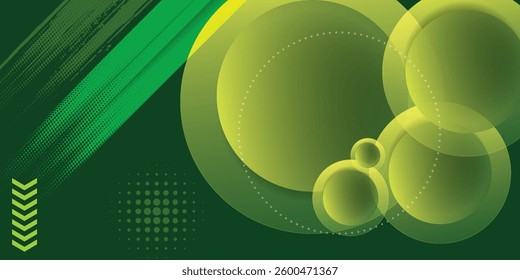 Abstract green geometric background with grunge texture. Dynamic shapes composition. 