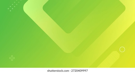 Fondo geométrico verde Abstractas con Formas degradadas modernas. Traje para el Anuncio, el Web, el folleto, el panfleto y la presentación
