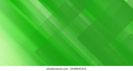 Abstract green geometric background overlap template vector with rounded square simple pattern. Green background with trendy shapes design. Eps10