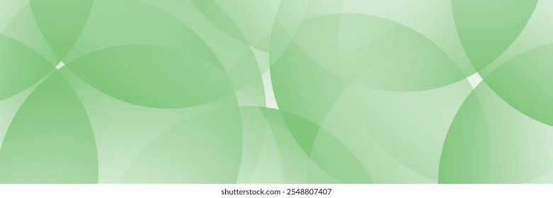 Abstract green geometric background overlaps with a simple pattern of rounded squares.