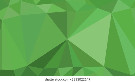 abstract green geometric background with triangles, copy space area