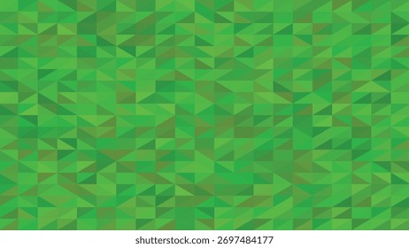 Fundo geométrico verde abstrato com triângulos um design moderno e vibrante