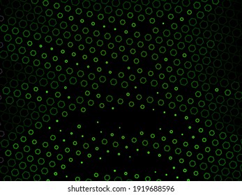 Abstract green geometric background. Vector