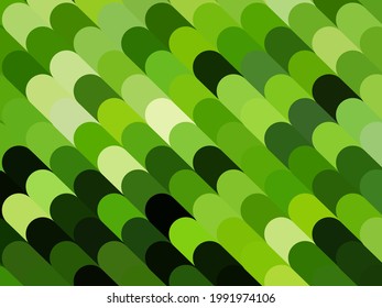 Abstract green geometric background. Vector illustration