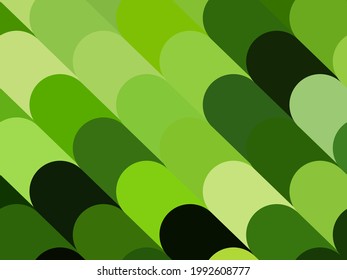Abstract green geometric background. Vector illustration