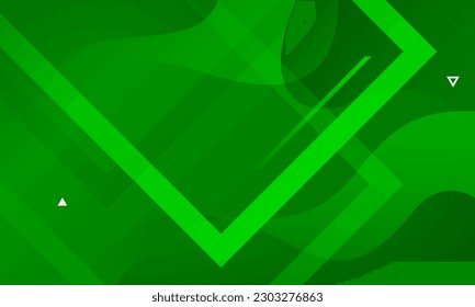 Abstract green geometric background. Vector illustration