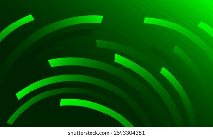 Abstract green geometric background. Vector illustration