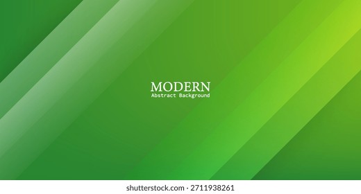 plano de fundo de banner geométrico verde abstrato com listras diagonais e sombra. Conceito de tecnologia futurista