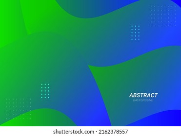 Abstract green geometric colorful pattern attractive design background vector
