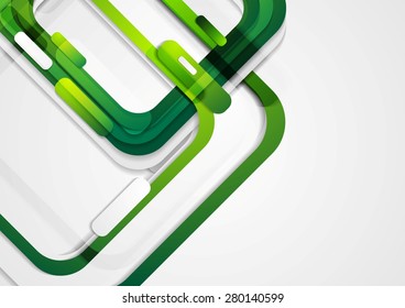 Abstract green geometric corporate background. Vector design