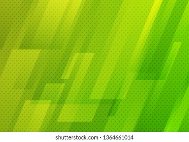 Abstract green geometric diagonal with dots pattern texture background modern digital technology style. Vector illustration