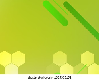 Abstract green geometric gradient background. Nature backdrop. Vector illustration. Ecology concept for your graphic design, banner or poster