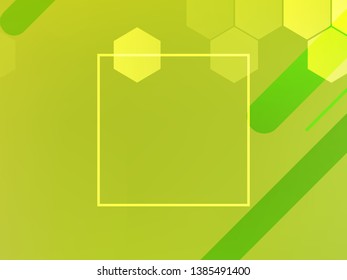 Abstract green geometric gradient background. Nature backdrop. Vector illustration. Ecology concept for your graphic design, banner or poster