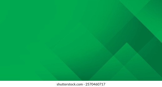 Abstract green geometric gradient background. Vector illustration