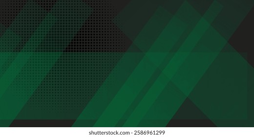 Abstract green geometric gradient background. Dynamic shapes composition. Fit for presentation design. wallpapers, brochure