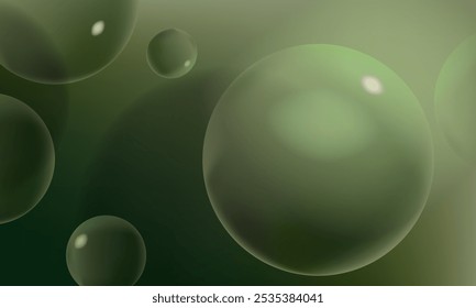 Abstract green geometric gradient vector illustration background design. Template for web, poster, header, banner and wallpaper.
