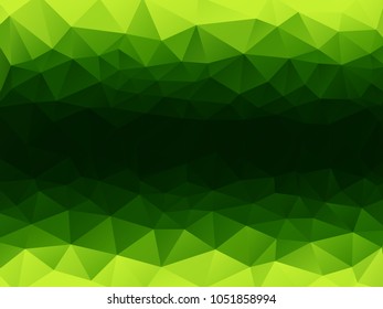 abstract green geometric horizontal background